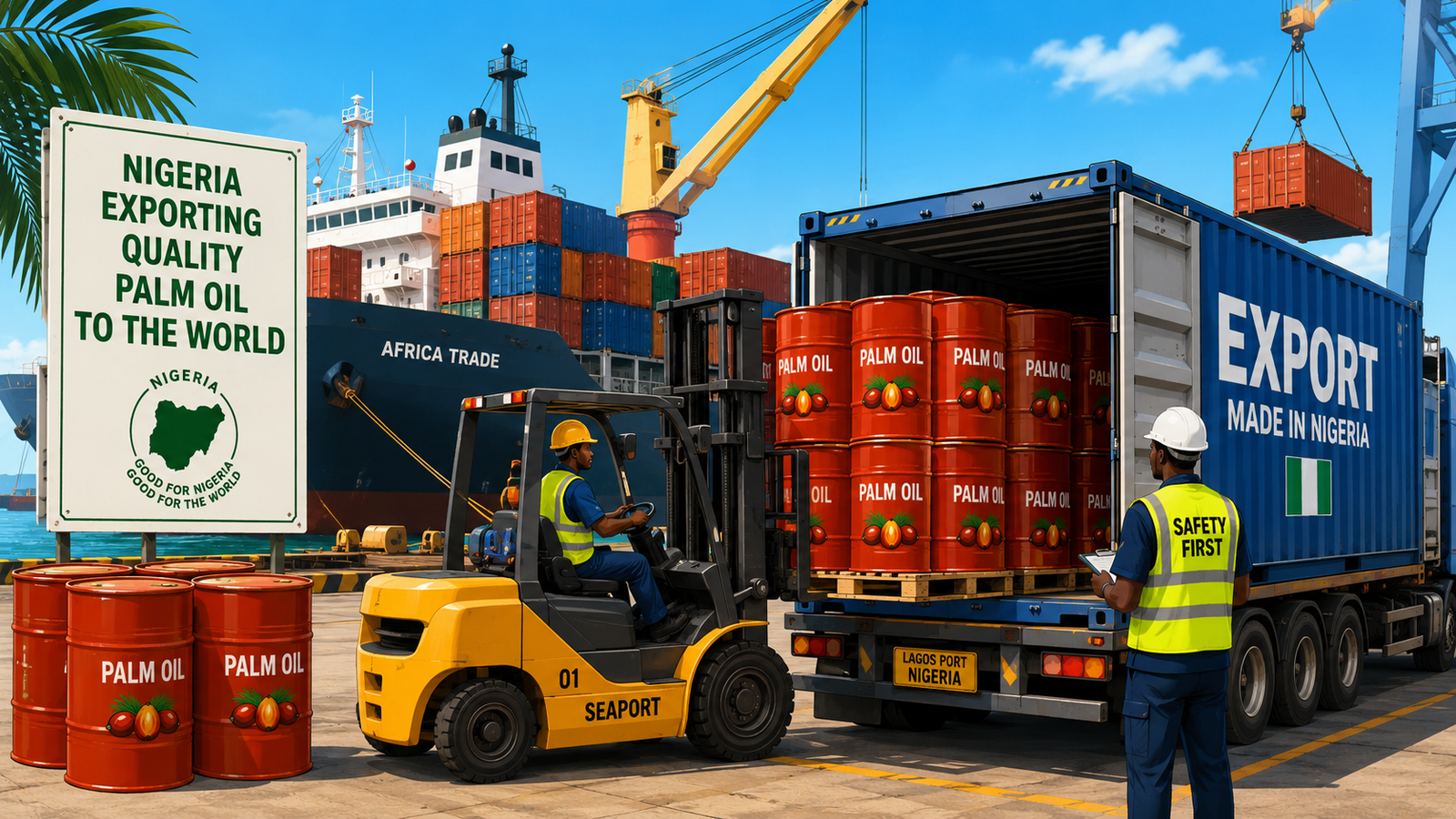 Export Organic Palm oil
