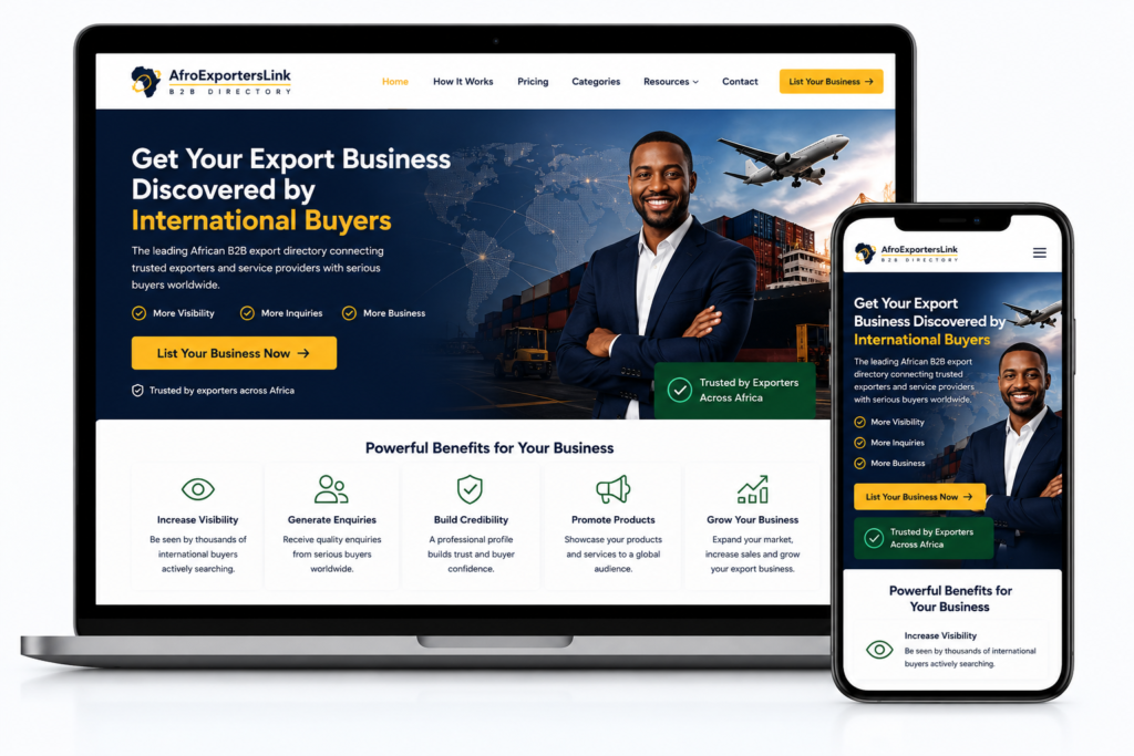 afroexporterslink website